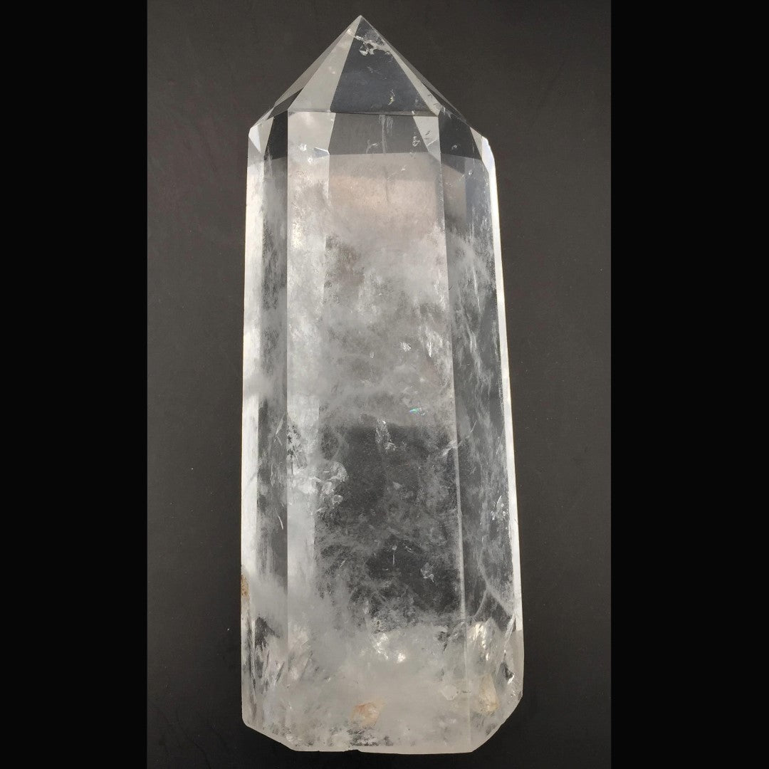 Clear Quartz Tower in Stand #3