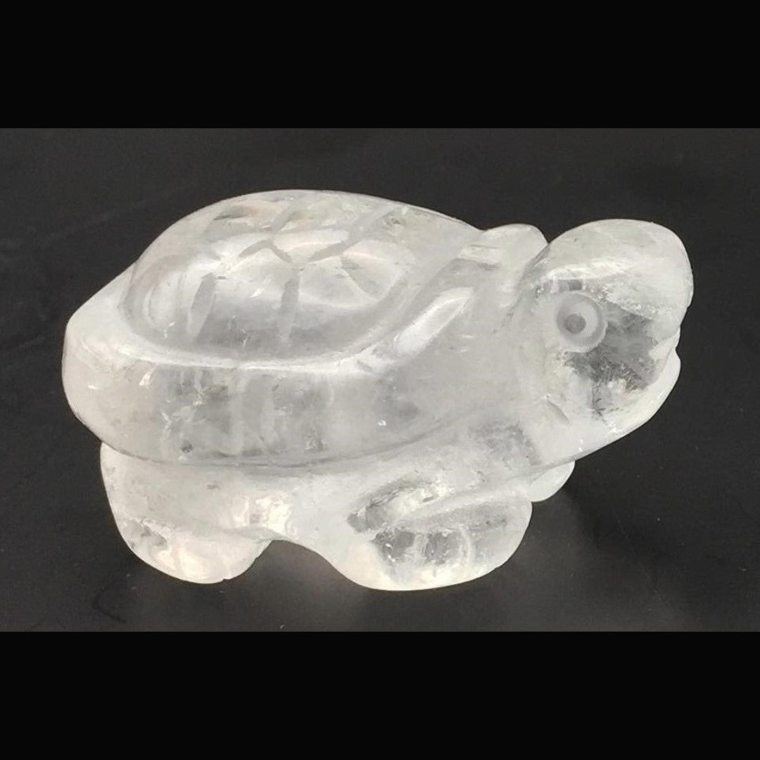 Clear Quartz Turtle #1