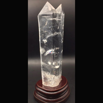 Clear Quartz Twin-Point Tower #1 - 22.5cm