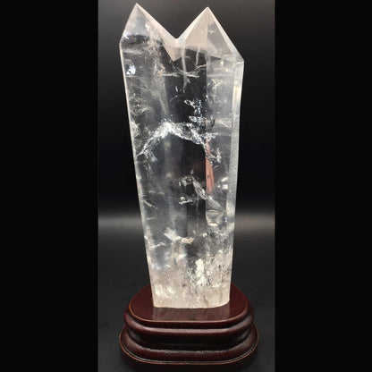 Clear Quartz Twin-Point Tower #1 - 22.5cm