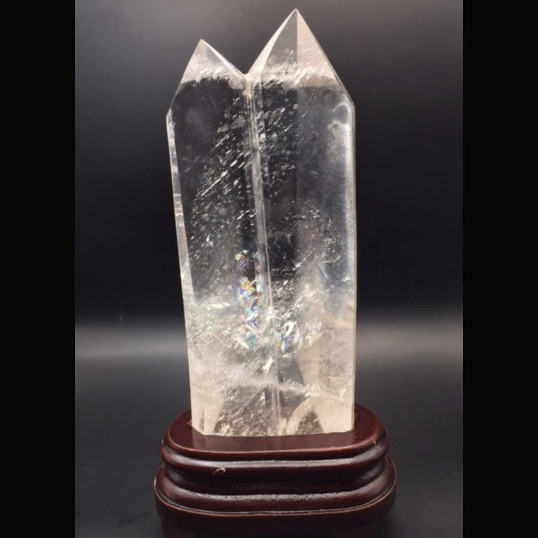 Clear Quartz Twin-Point Tower #2 - 23.8cm