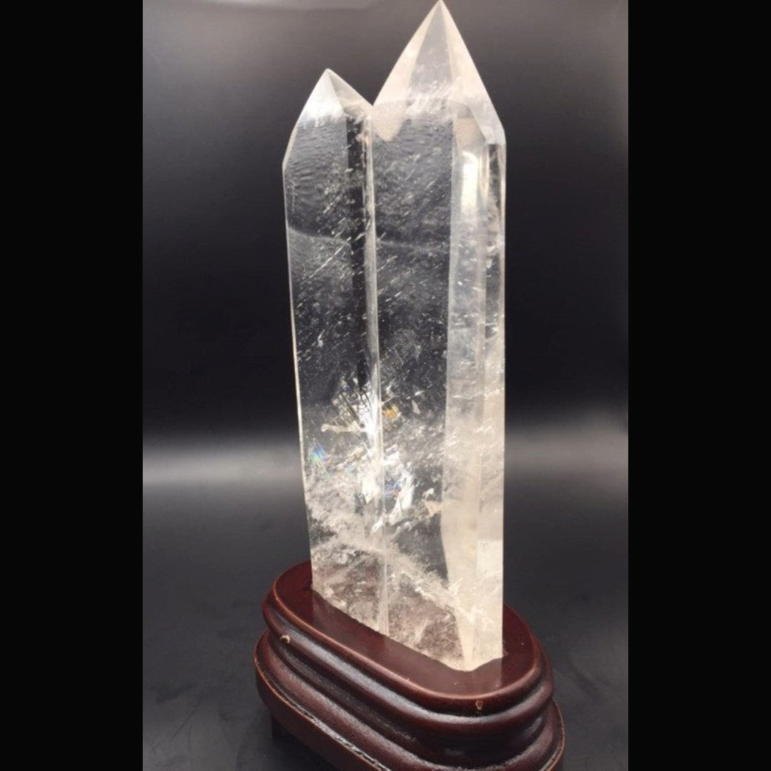 Clear Quartz Twin-Point Tower #2 - 23.8cm