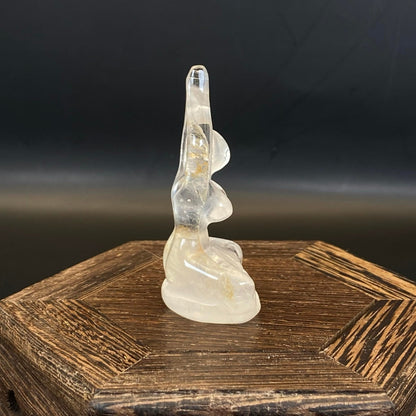 Clear Quartz Yoga Goddess