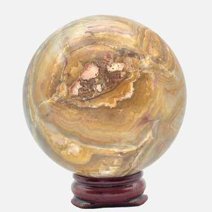 Crazy Lace Agate Sphere #2