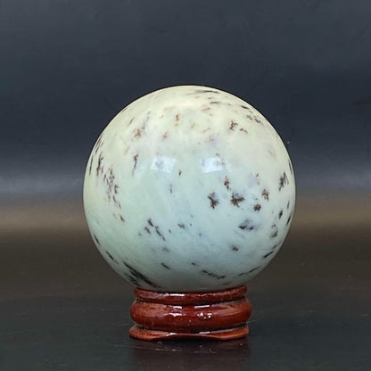 Dendritic Green Opal Sphere #1