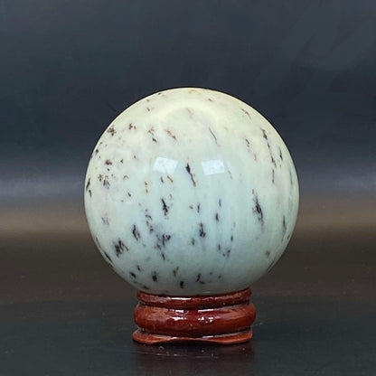 Dendritic Green Opal Sphere #1