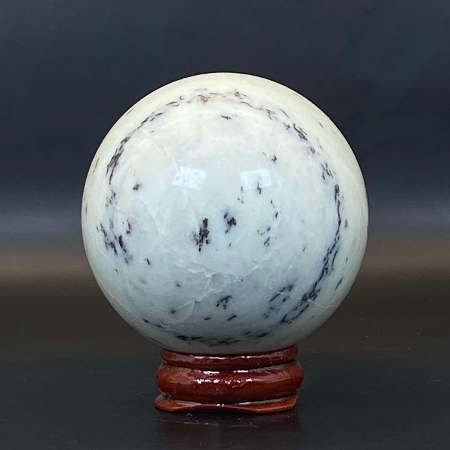 Dendritic Green Opal Sphere #2