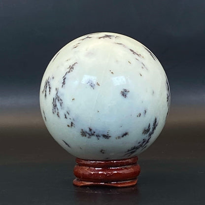 Dendritic Green Opal Sphere #2