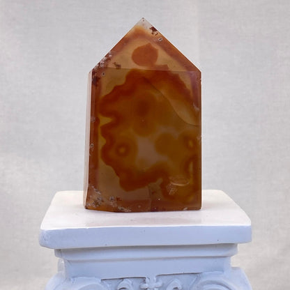 Druzy Carnelian Short Slim Tower #3