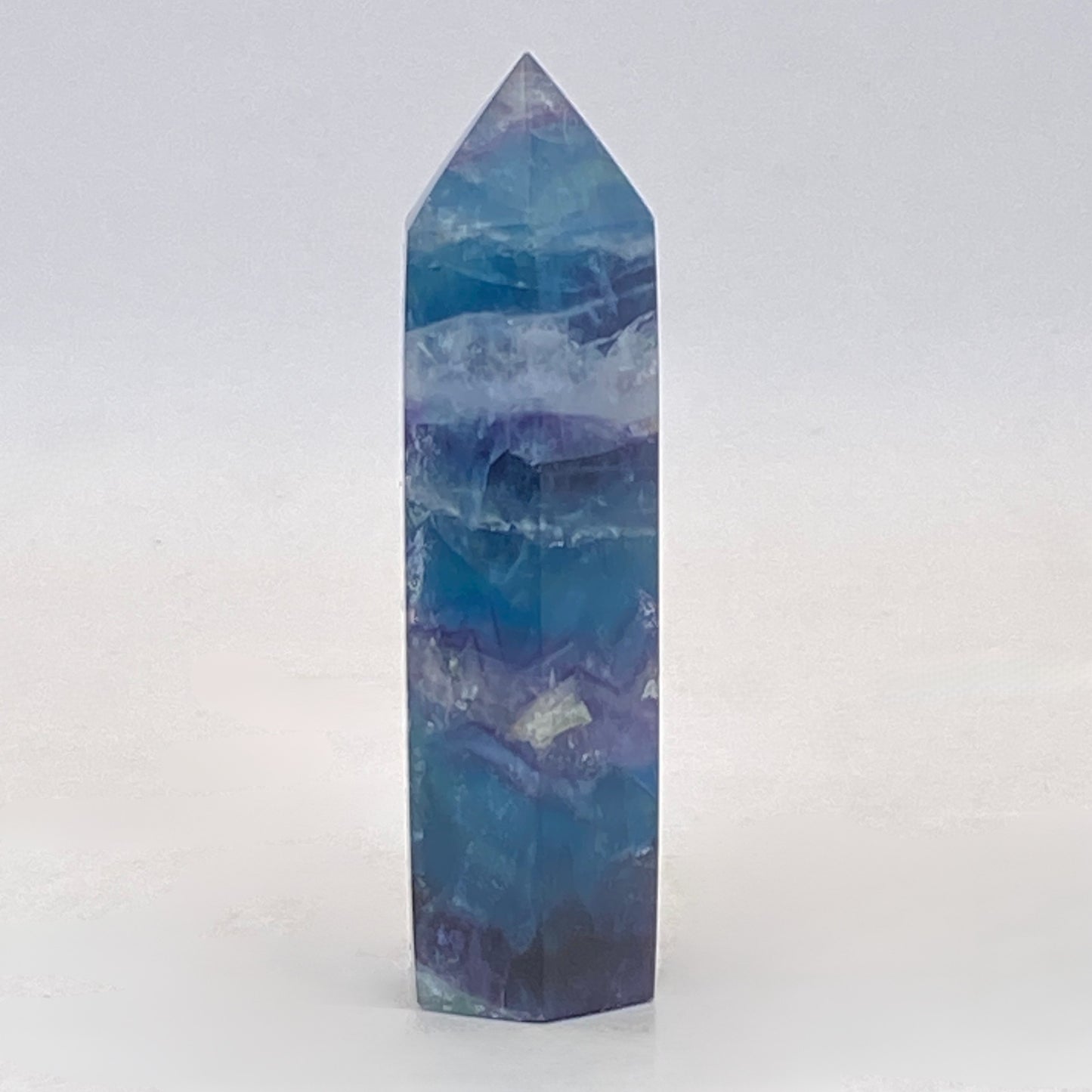 Blue Fluorite Point #4A