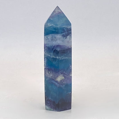 Blue Fluorite Point #4A