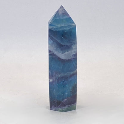 Blue Fluorite Point #4A