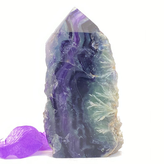 Feather Fluorite Tower #1