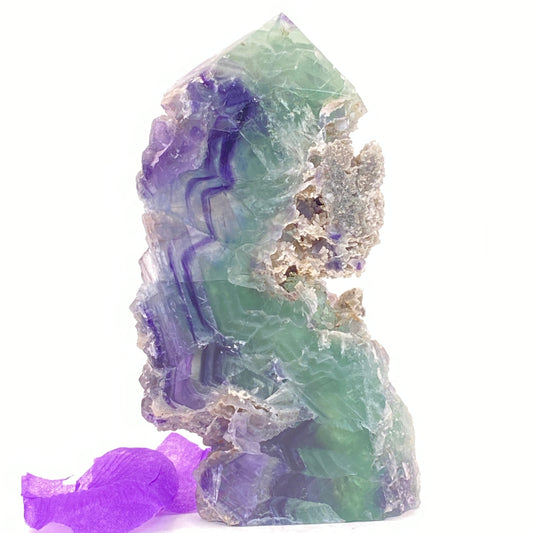 Feather Fluorite Tower #2