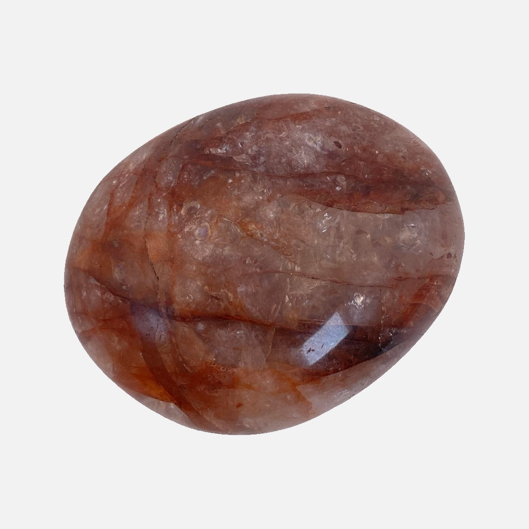 Fire Quartz Palm Stone #1