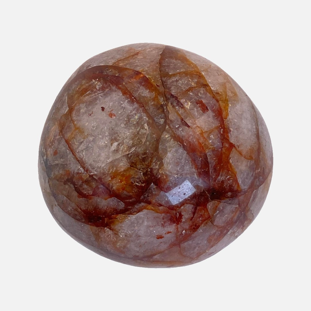 Fire Quartz Palm Stone #3