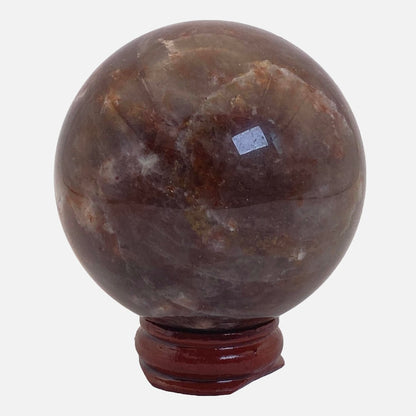 Fire Quartz Sphere #1 - Deep Red