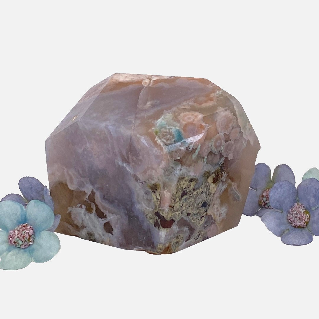 Flower Agate Freeform #4