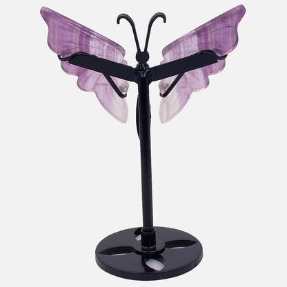 Fluorite Butterfly Wings on Stand #3 - Small