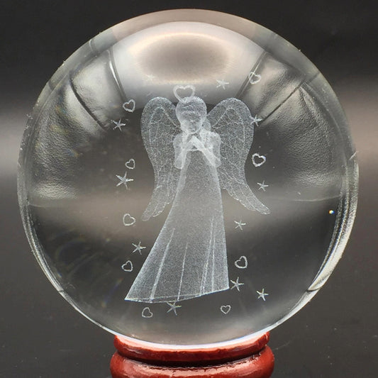 Glass Sphere - Angel