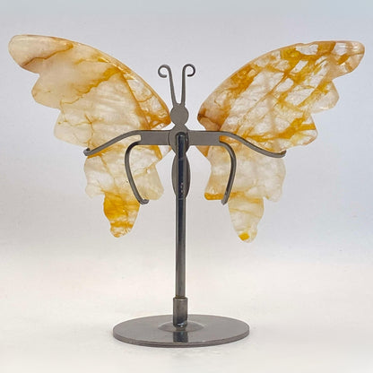 Golden Healer Butterfly Wings on Stand #1 - Medium