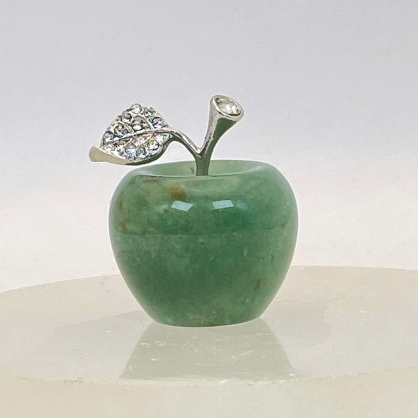 Green Aventurine Apple #1 - Small