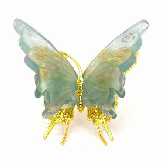 Green Fluorite Butterfly