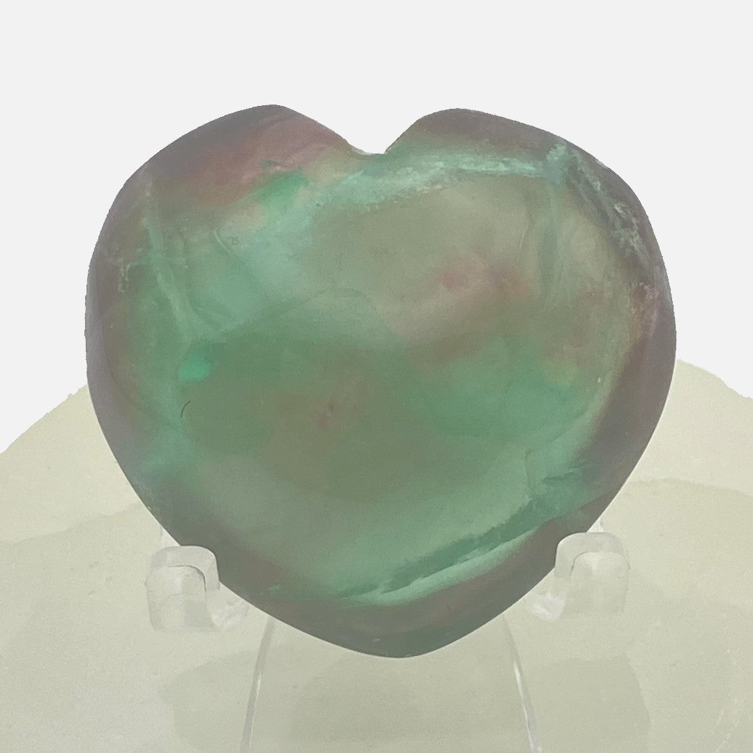 Green Fluorite Heart #5