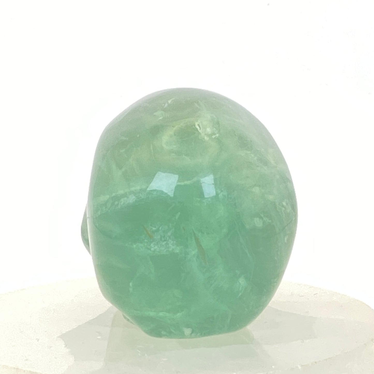 Green Fluorite Skull