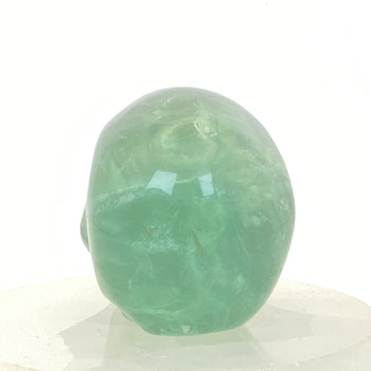 Green Fluorite Skull