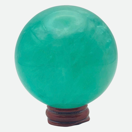 Green Watermelon Fluorite Sphere #2