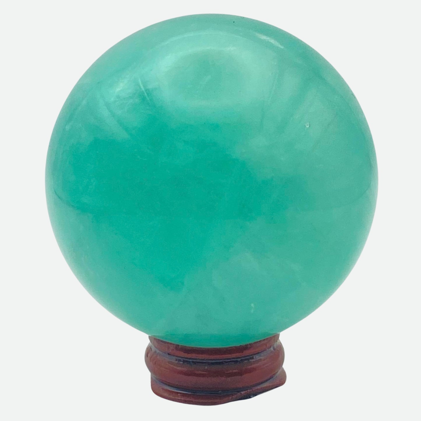 Green Watermelon Fluorite Sphere #2