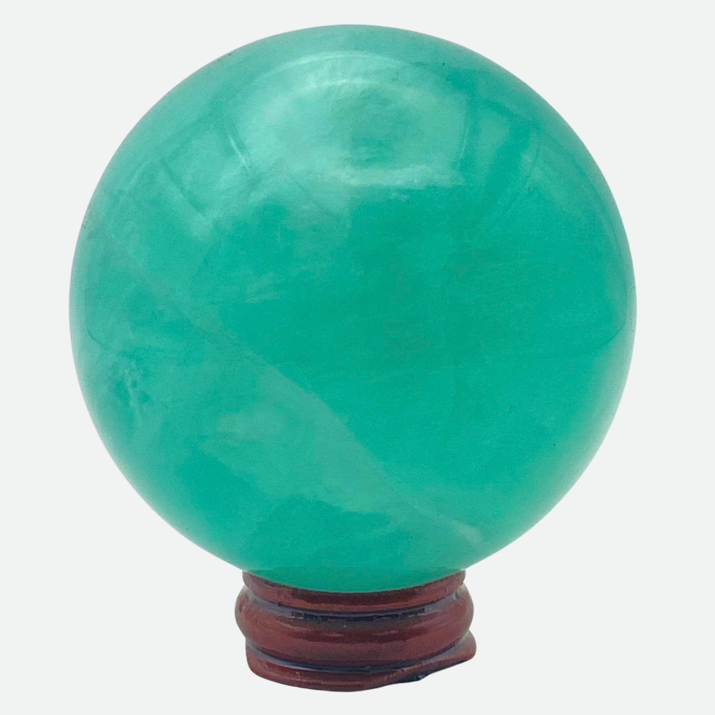 Green Watermelon Fluorite Sphere #2