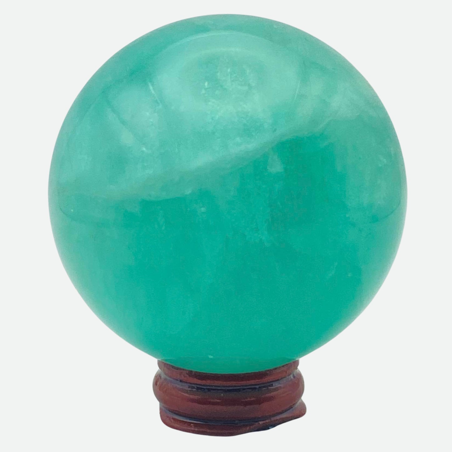 Green Watermelon Fluorite Sphere #2