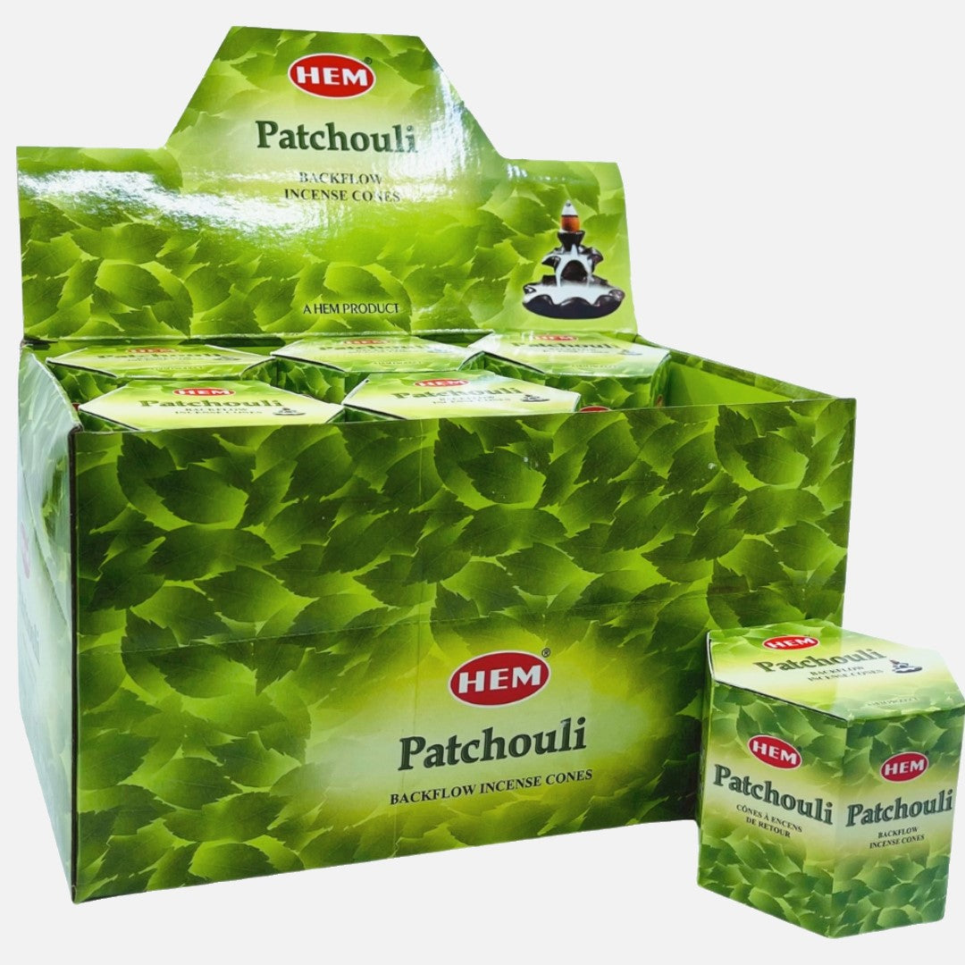 HEM Patchouli Backflow Incense Cones