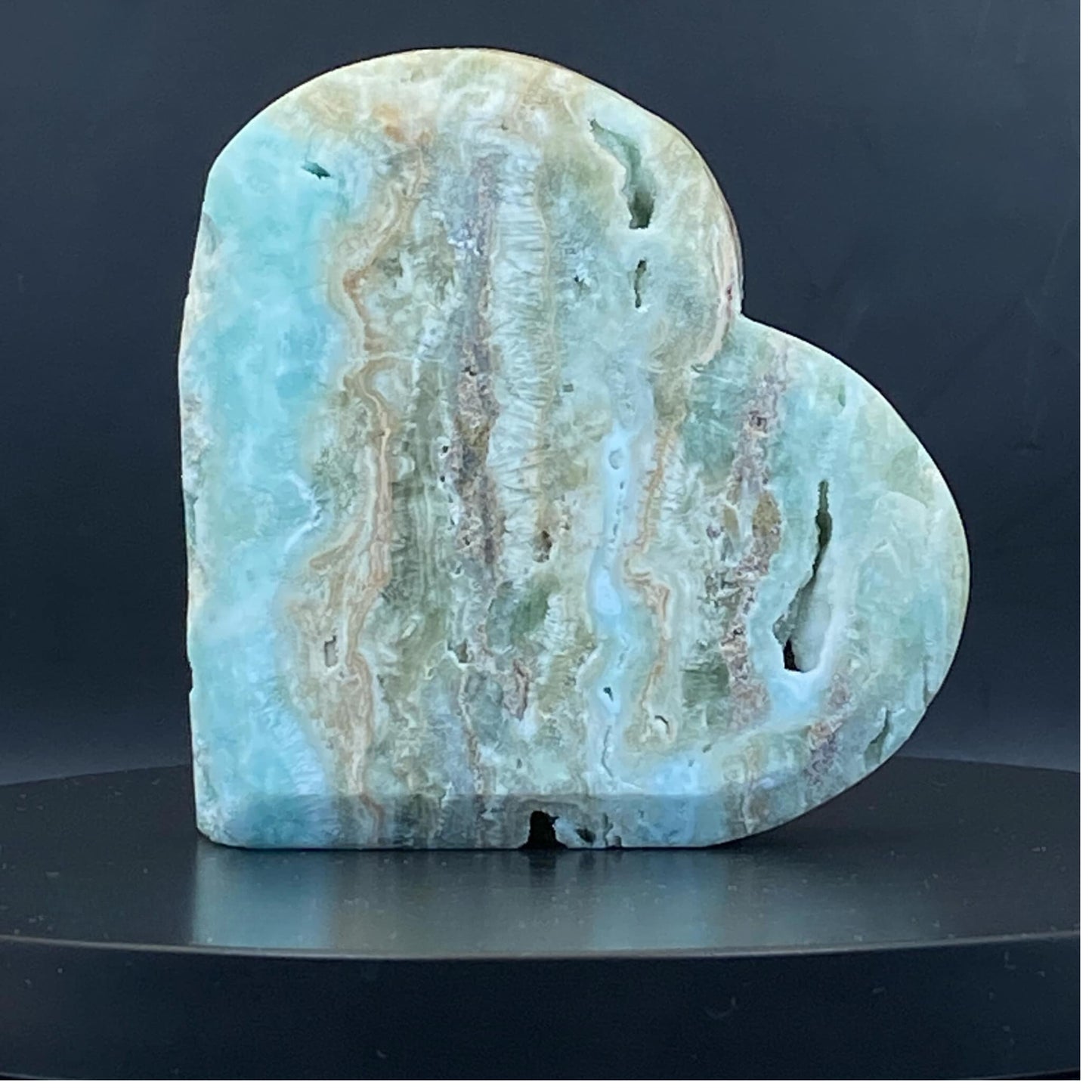 Hemimorphite Heart #4