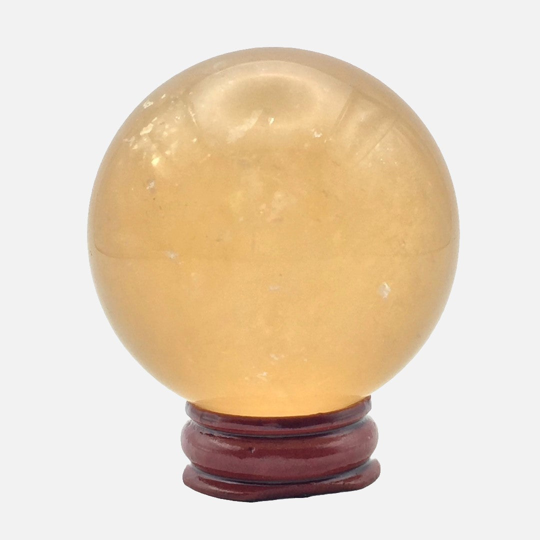 Honey Calcite Sphere #2