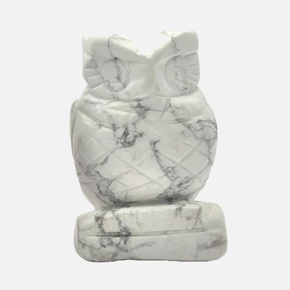 Howlite Owl