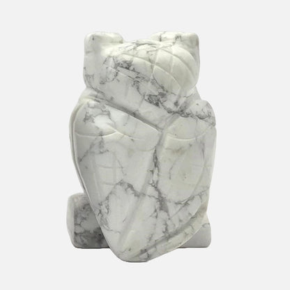 Howlite Owl