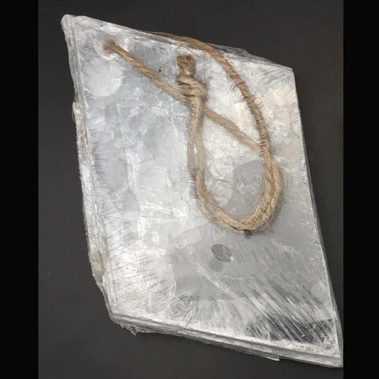 Ice Selenite Hanging Slab #1