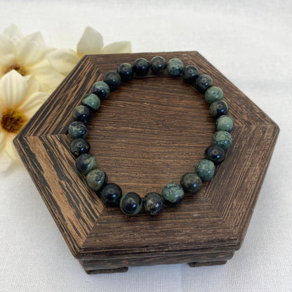 8mm Kambaba Jasper Stretch Bracelet - Standard & Relaxed-Fit!