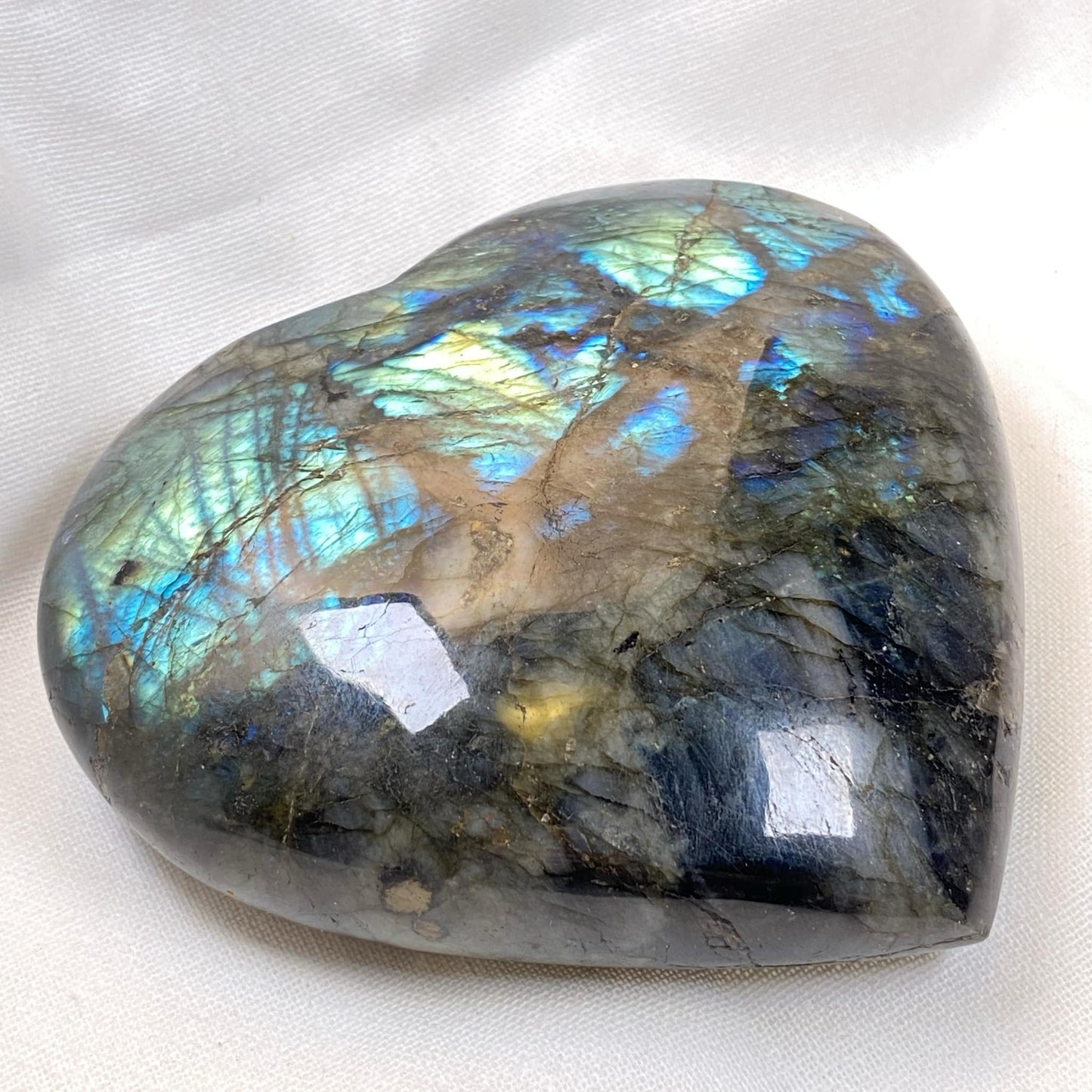 Labradorite Heart #4 - LARGE