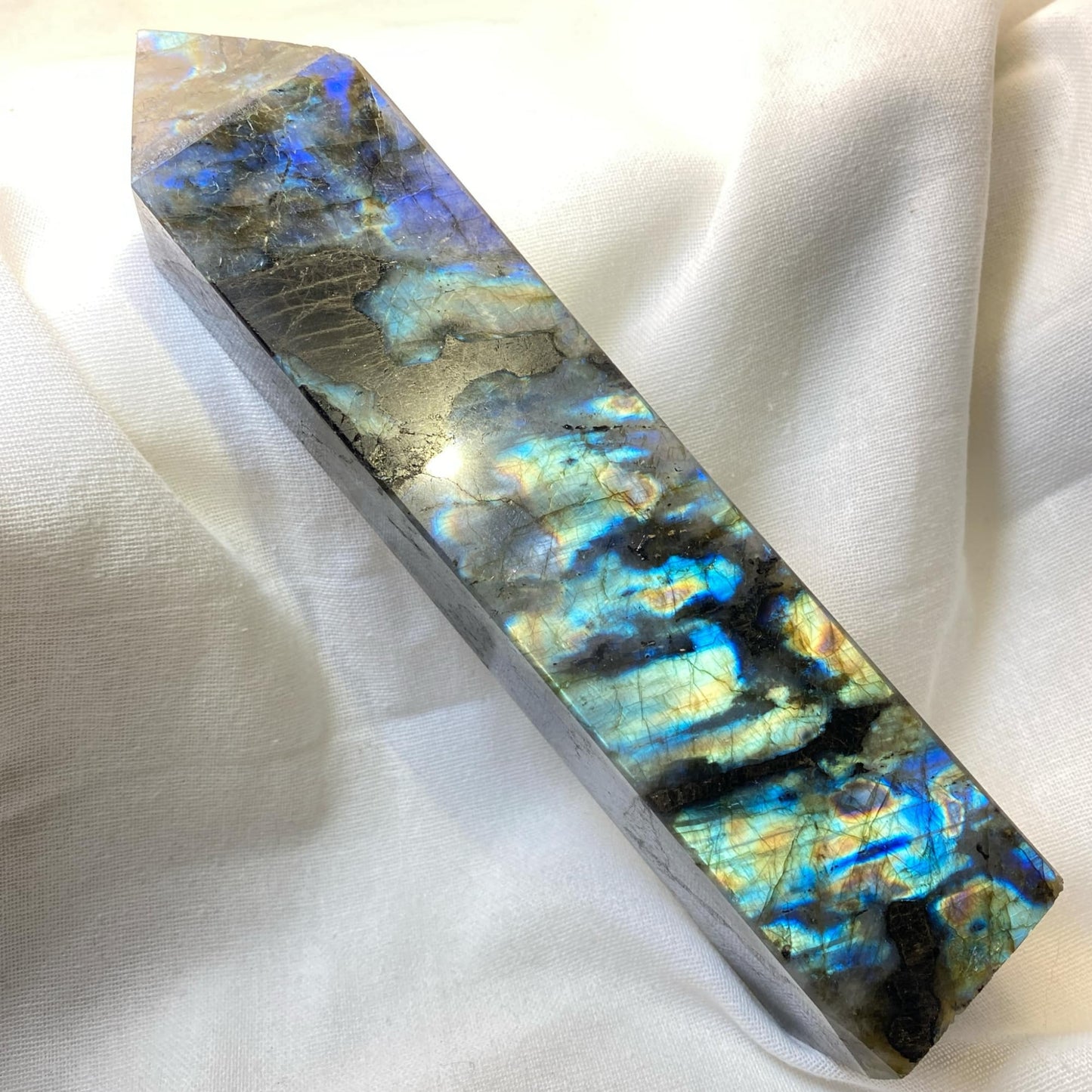 Labradorite Tower #6 - 741g - 20.7cm