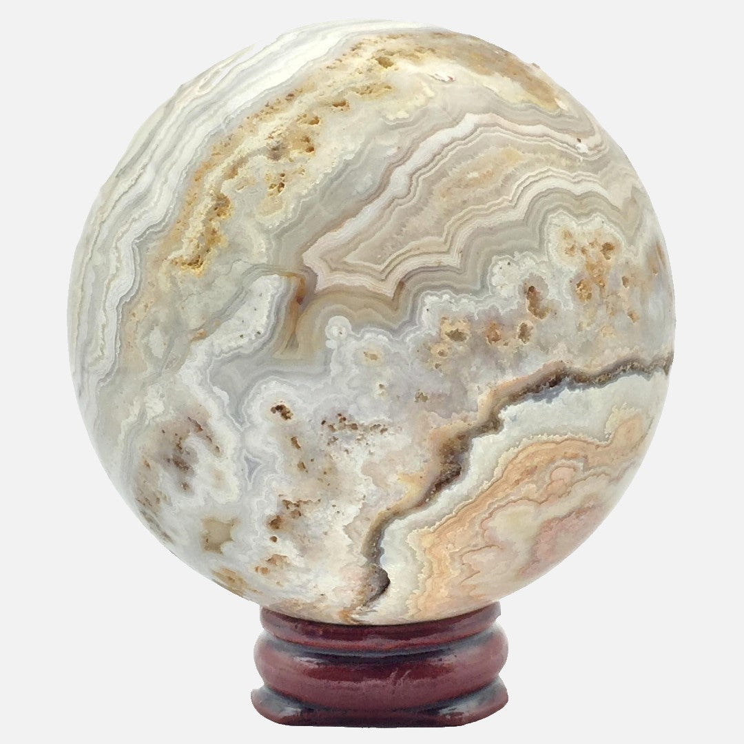 Laguna Crazy Lace Agate Sphere