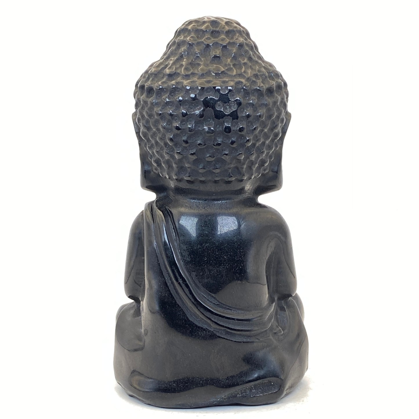 Black Obsidian Buddha - LARGE