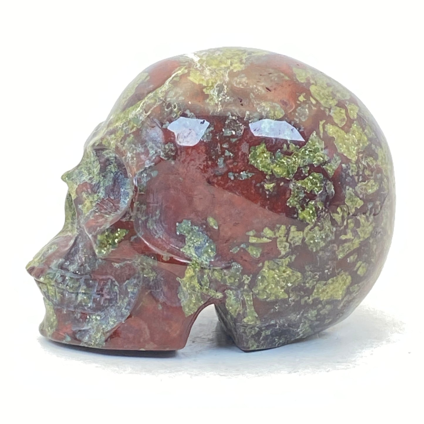 Dragon Blood Jasper Skull - Large