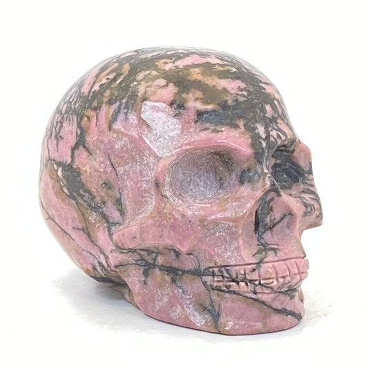 Rhodonite Skull - Large