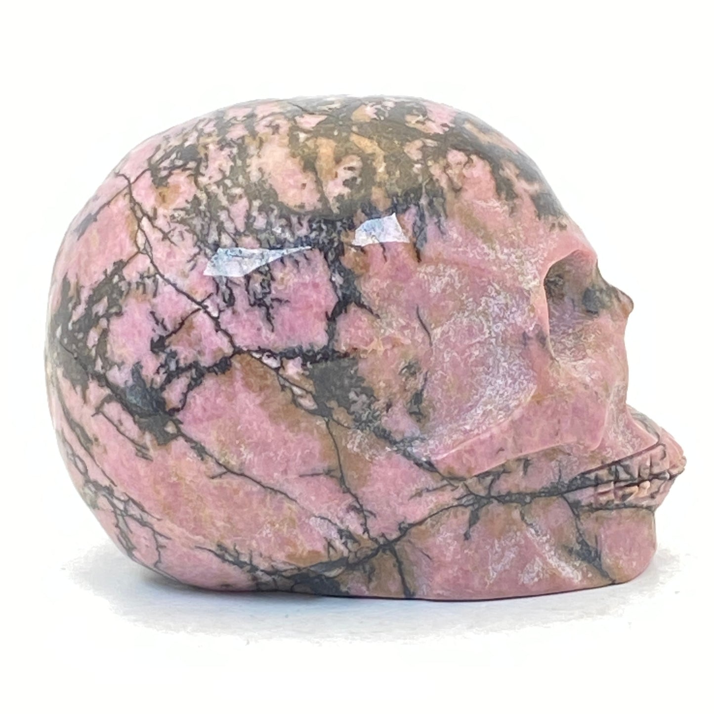 Rhodonite Skull - Large