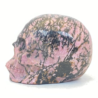 Rhodonite Skull - Large