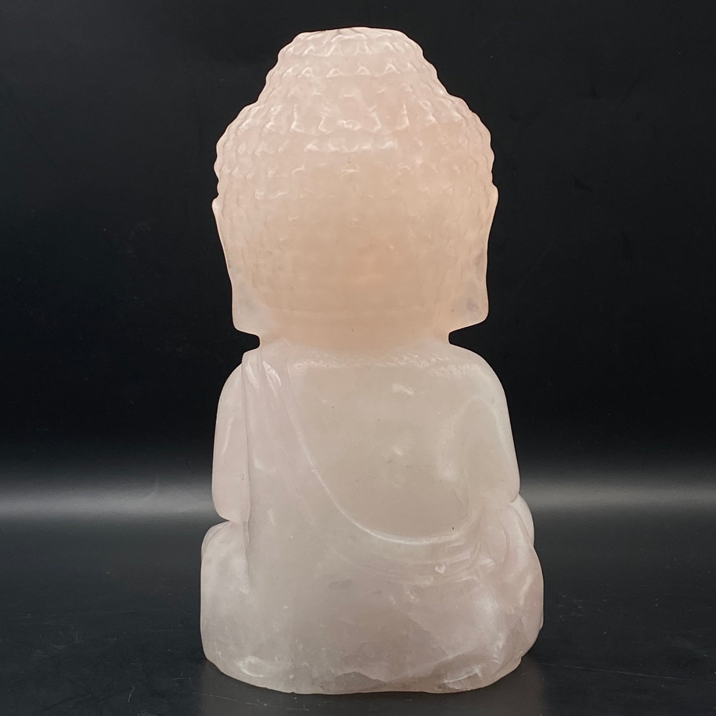 Rose Quartz Buddha - LARGE - Over 1kg!